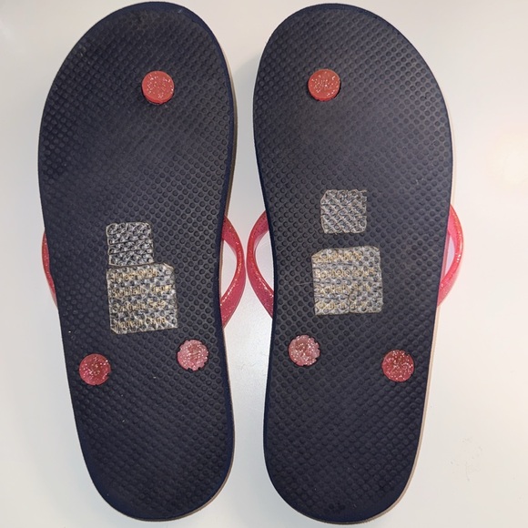 Crewcuts Navy and Pink Kids Flip Flops 4/5 - Picture 2 of 2